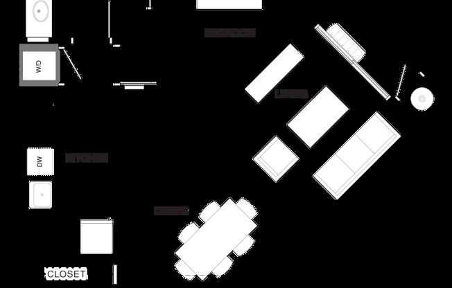 1 bed, 1 bath, 797 sqft, $2,448