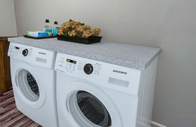 2x1 Utility room w washer dryer hookups_after