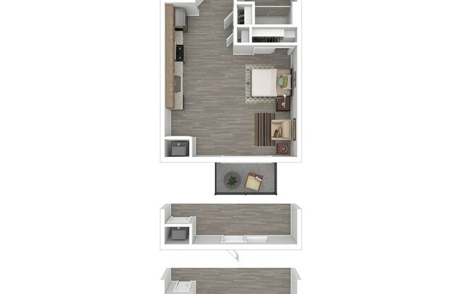 Studio, 1 bath, 510 sqft, $2,085, Unit C-147