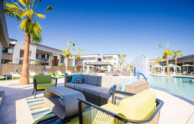 the pool area at the resort at longboat key club