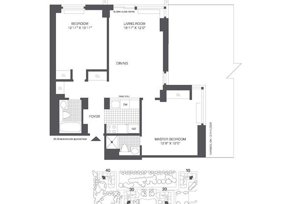 2 beds, 2 baths, 900 sqft, $5,300, Unit 200019B