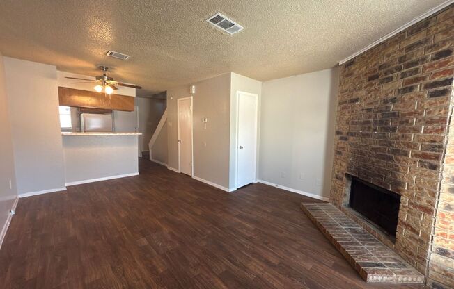 2 story with fenced yard