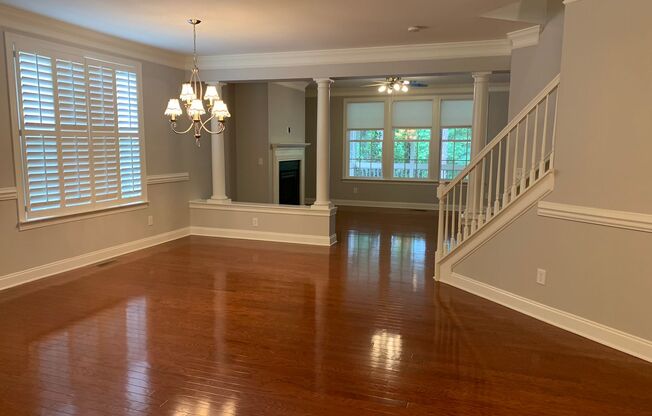 NW RALEIGH TWO STORY BRICK HOME IN ESTABLISHED NEIGHBORHOOD WITH TWO CAR GARAGE