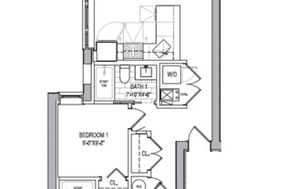 2 beds, 2 baths, 750 sqft, $3,345, Unit 1108-2