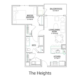 1 bed, 1 bath, 762 sqft, $1,910