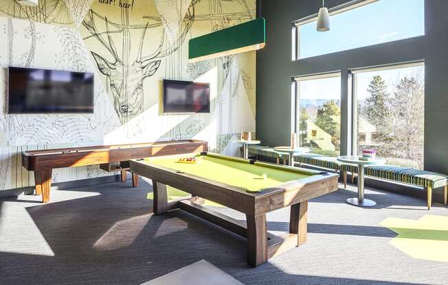 Baseline 158 - Game room with billiards