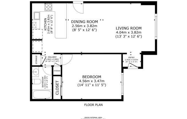 1 bed, 1 bath, $1,795