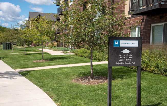 Front Signage at The McMillan, Shoreview