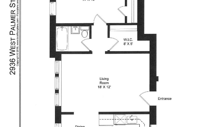 1 bed, 1 bath, 698 sqft, $2,195, Unit 408