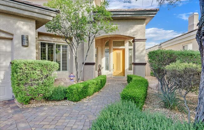 Beautiful home located in the prestigious Canyon Ridge Gated Community of Summerlin