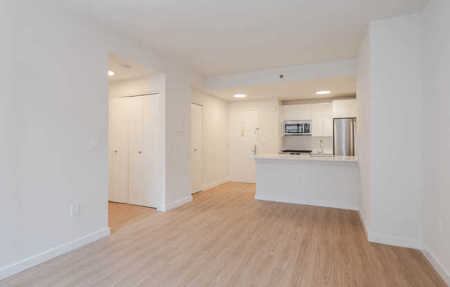 Living Room with Hard Surface Flooring