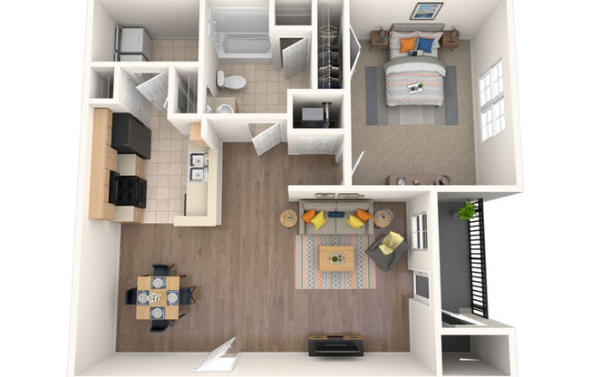 1 bed, 1 bath, 826 sqft, $1,674