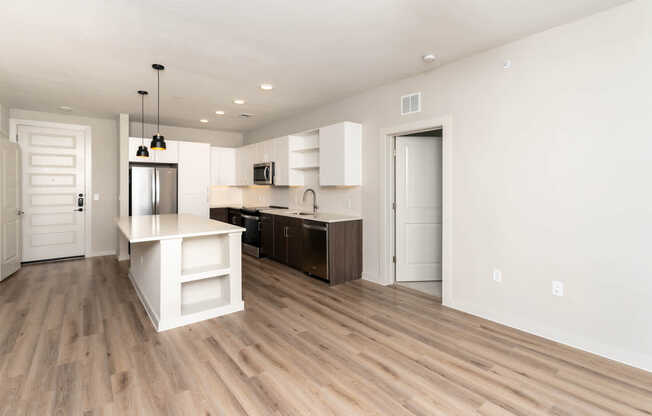 Kitchen with Stainless Steel Appliances