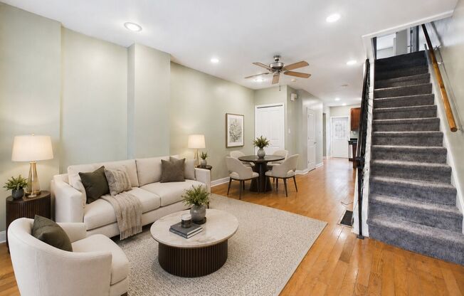 Lower Moyamensing Townhome with Private Patio, Finished Basement & Modern Updates