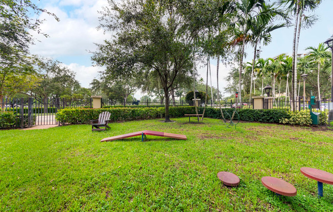 Dog park at One Plantation, Plantation, 33324