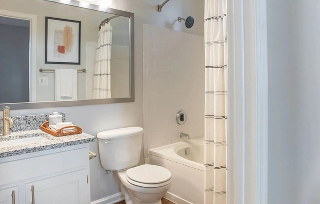 White Bathroom at Crestline Cary, Cary, NC