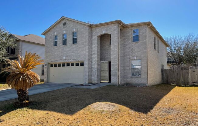 BEAUTIFUL 4 BR W/ MASTER DOWN*HARDWOOD FLOORING IN DINING/ENTRY, LIVING ROOM, MASTER BR AND MASTER WALK-IN CLOSET*TILE IN KITCHEN/BREAKFAST AND HALF BATH*HANDICAP ACCESSIBLE SHOWER*BONUS ROOM/LOFT UPSTAIRS*BRINKS SECURITY SYSTEM READY*NEISD SCHOOLS