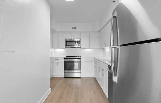 Kitchen with Stainless Steel Appliances