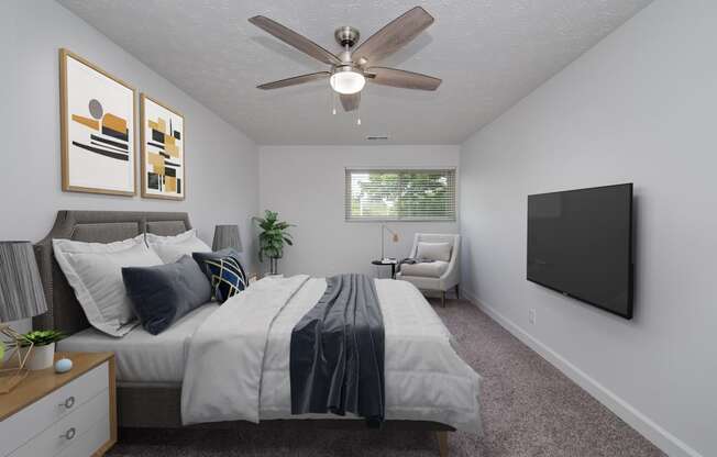 Gorgeous Bedroom at Millcroft Apartments and Townhomes, Milford, Ohio