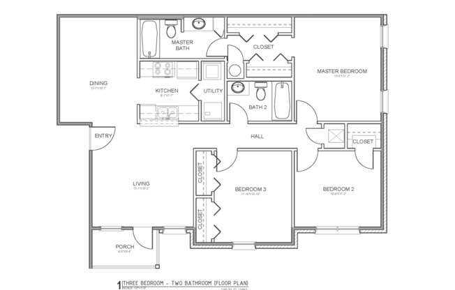 3 beds, 2 baths, 1,165 sqft, $1,271