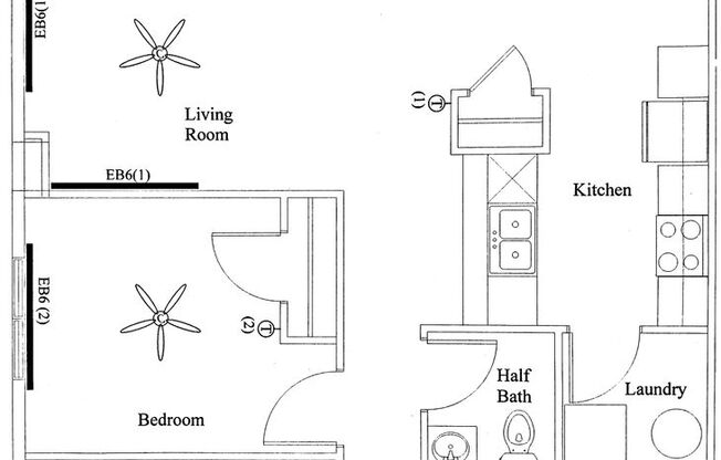 2 beds, 1.5 baths, 1,005 sqft, $1,425, Unit 201