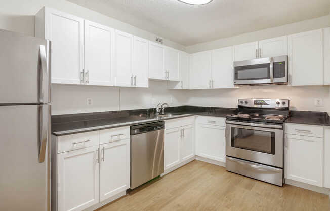 Kitchen with Stainless Steel Appliances