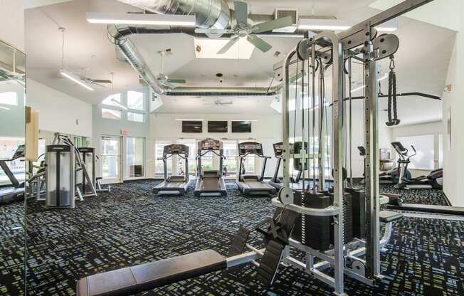 Gym at The Villages Apartment of Banyan Grove Apartments in Boynton Beach FL