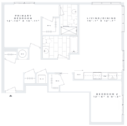 2 beds, 2 baths, 1,065 sqft, $3,060