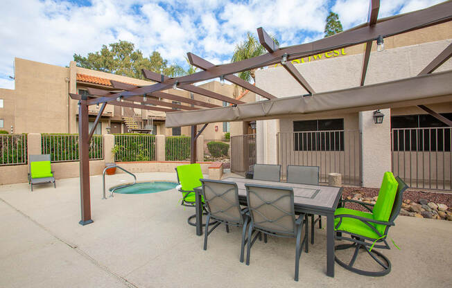 Pool Ramada at La Lomita Apartments in Tucson Arizona
