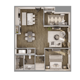 1 bed, 1 bath, 1,070 sqft, $2,150