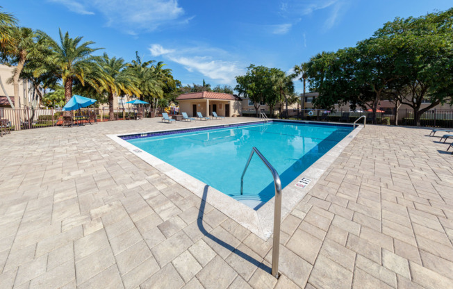 Poolside | Sunset Palms | Apartments For Rent in Hollywood FL