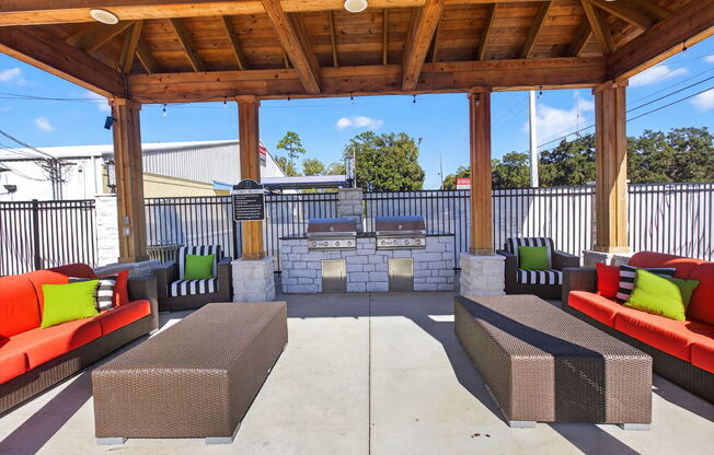 Poolside Grilling Station