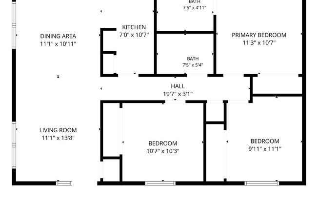 3 beds, 2 baths, $1,750, Unit Unit 201