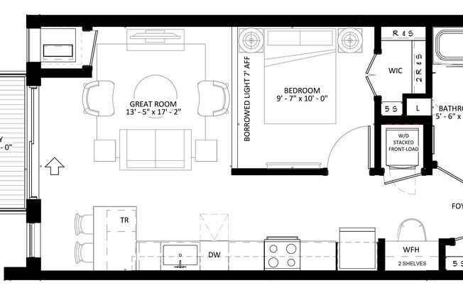 1 bed, 1 bath, 681 sqft, $1,319, Unit 311