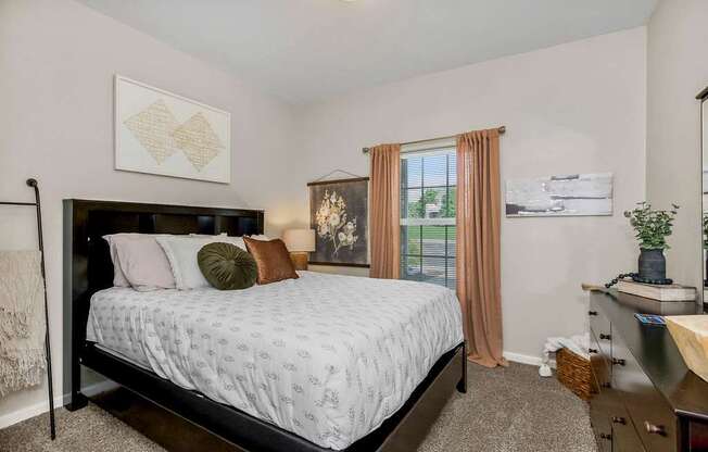 Bedroom with Plush Carpeting