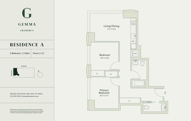 2 beds, 1.5 baths, $8,250, Unit 11A