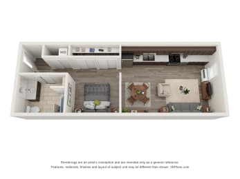 1 bed, 1 bath, 630 sqft, $1,479