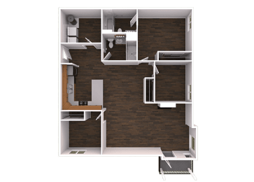 3 beds, 2 baths, 1,280 sqft, $2,590