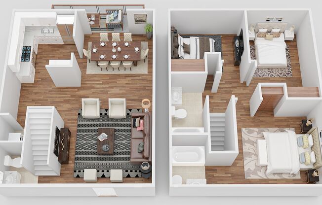 3 beds, 2.5 baths, 1,250 sqft, $1,475, Unit 1840-G