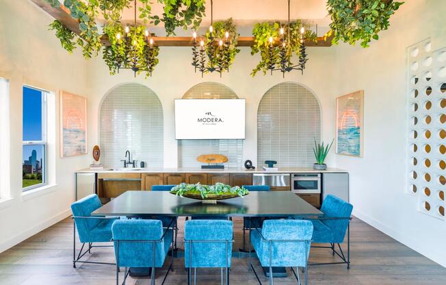 Sip, sit, and stay awhile the Dallas skyline is your daily backdrop.