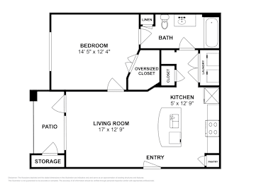 1 bed, 1 bath, 650 sqft, $1,125