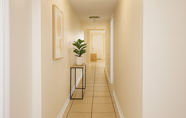 3/2 home available in Bunche Manor featuring a fenced yard, screened enclosure, den, and a spacious bonus room