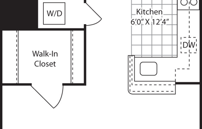 Studio, 1 bath, 581 sqft, $2,474, Unit 0110