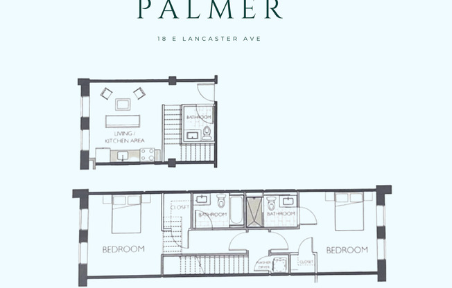 2 beds, 2.5 baths, 1,050 sqft, $2,211, Unit 128