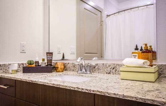 Marble or Granite in bathrooms