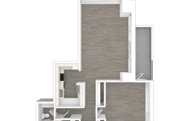 1 bed, 1 bath, 686 sqft, $5,175