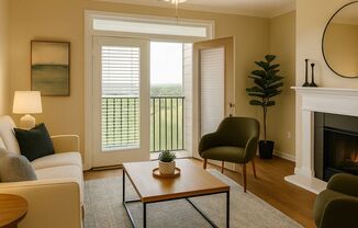 Updated 1x1 Spacious 806 square feet w/balcony on the top floor!