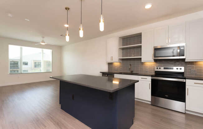 Kitchen with Stainless Steel Appliances