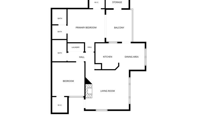 2 beds, 2 baths, $1,600