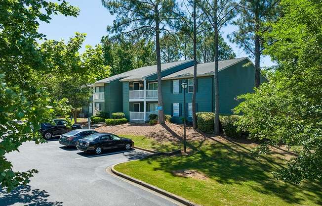 Lush Greenery Throughout The Community With Tall Trees